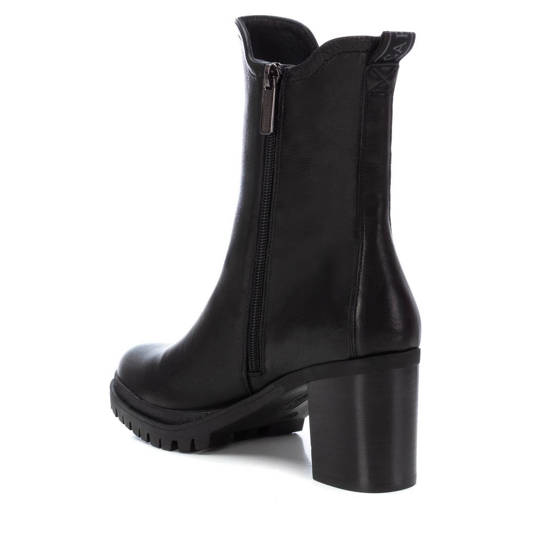Carmela 16031501 bottine femme cuir noir talon 8 cm