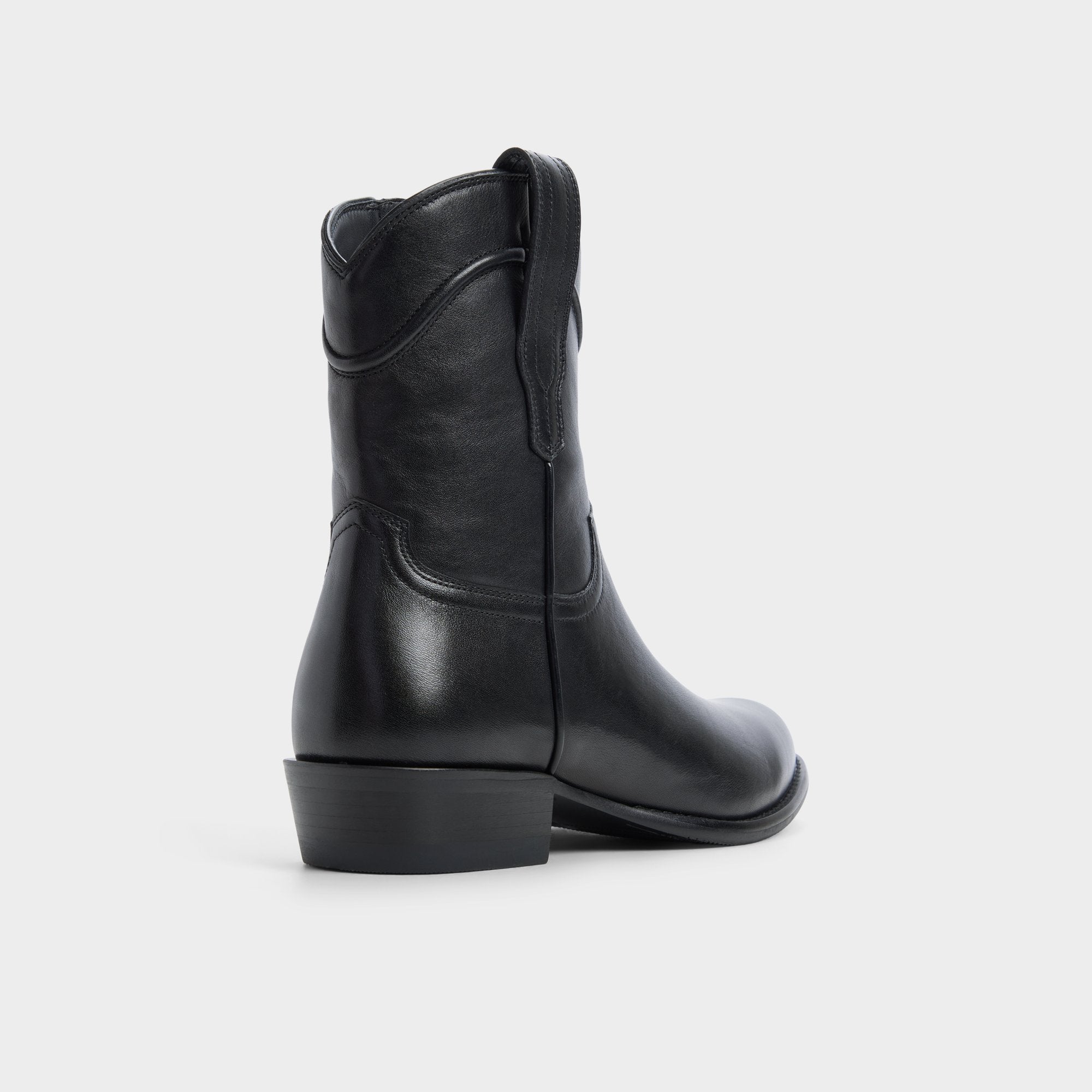 ALDO Wylie bottes western homme cuir noir