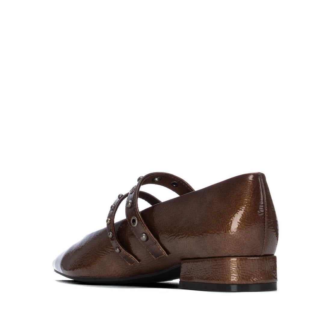 Carmela 16429802 ballerine femme taupe vernie
