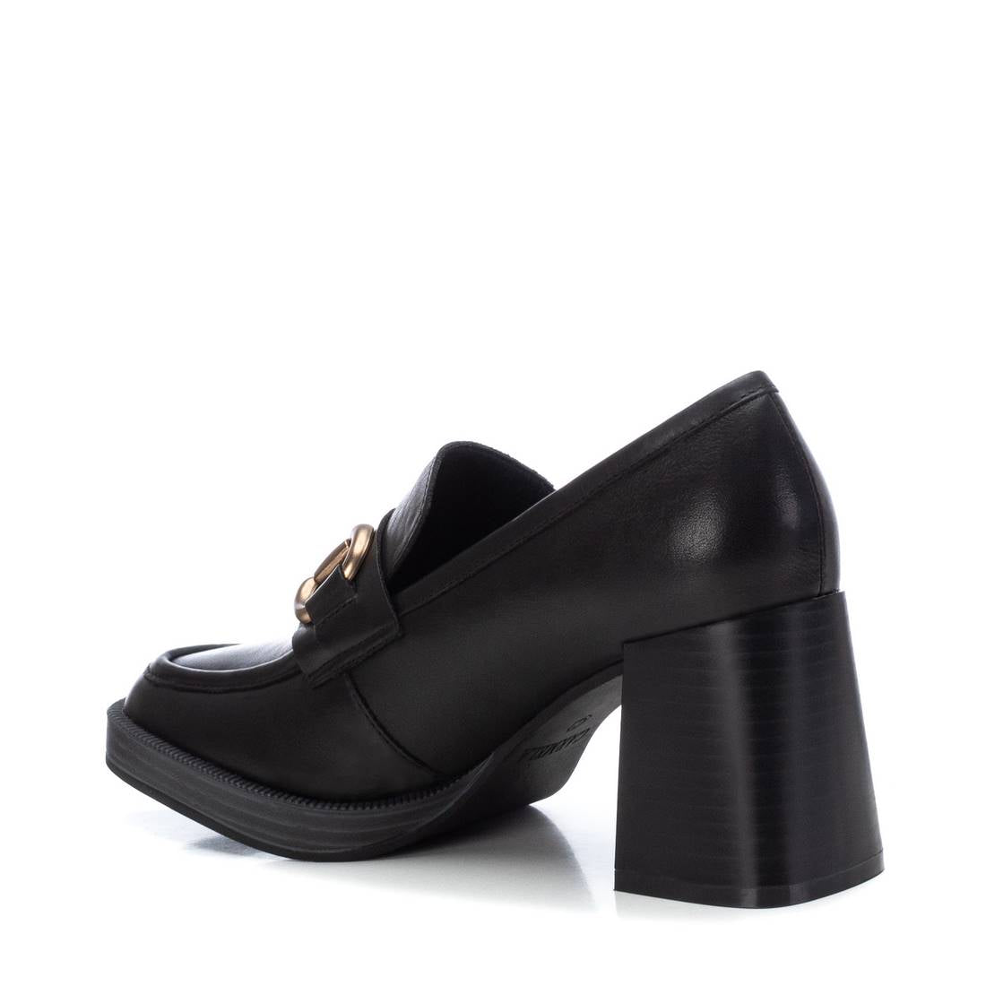 Carmela 16123502 mocassin noir cuir talon 8 cm