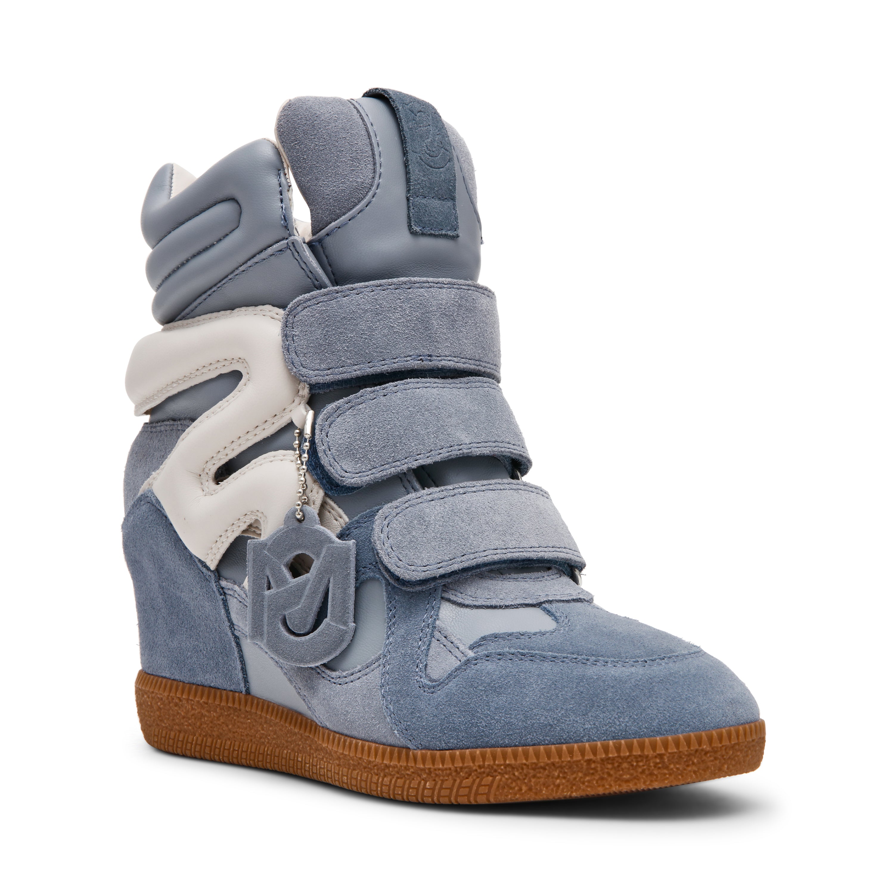 Steve Madden Mavis basket daim bleu 5 cm