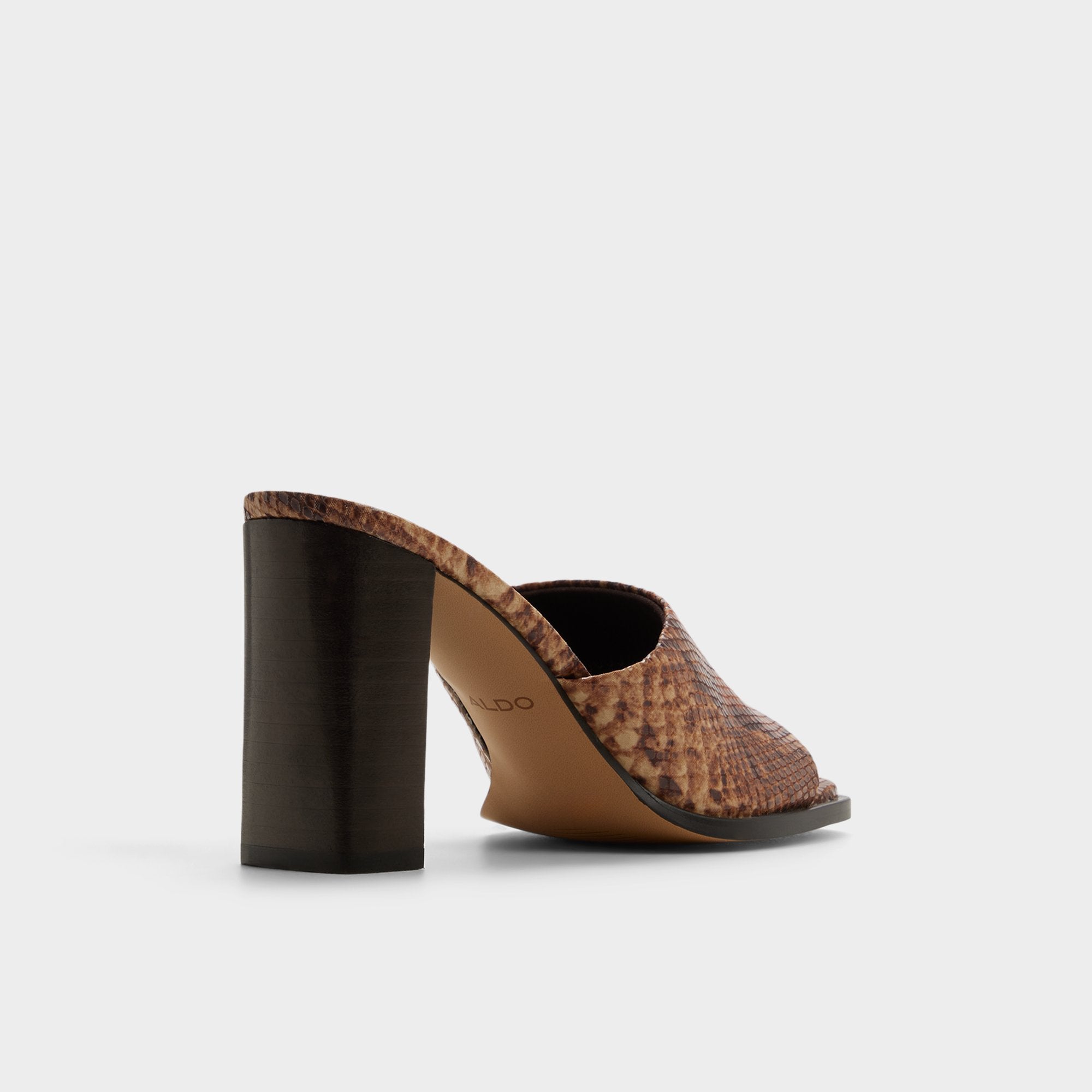 Aldo Re-sophia escarpins talon bloc effet serpent