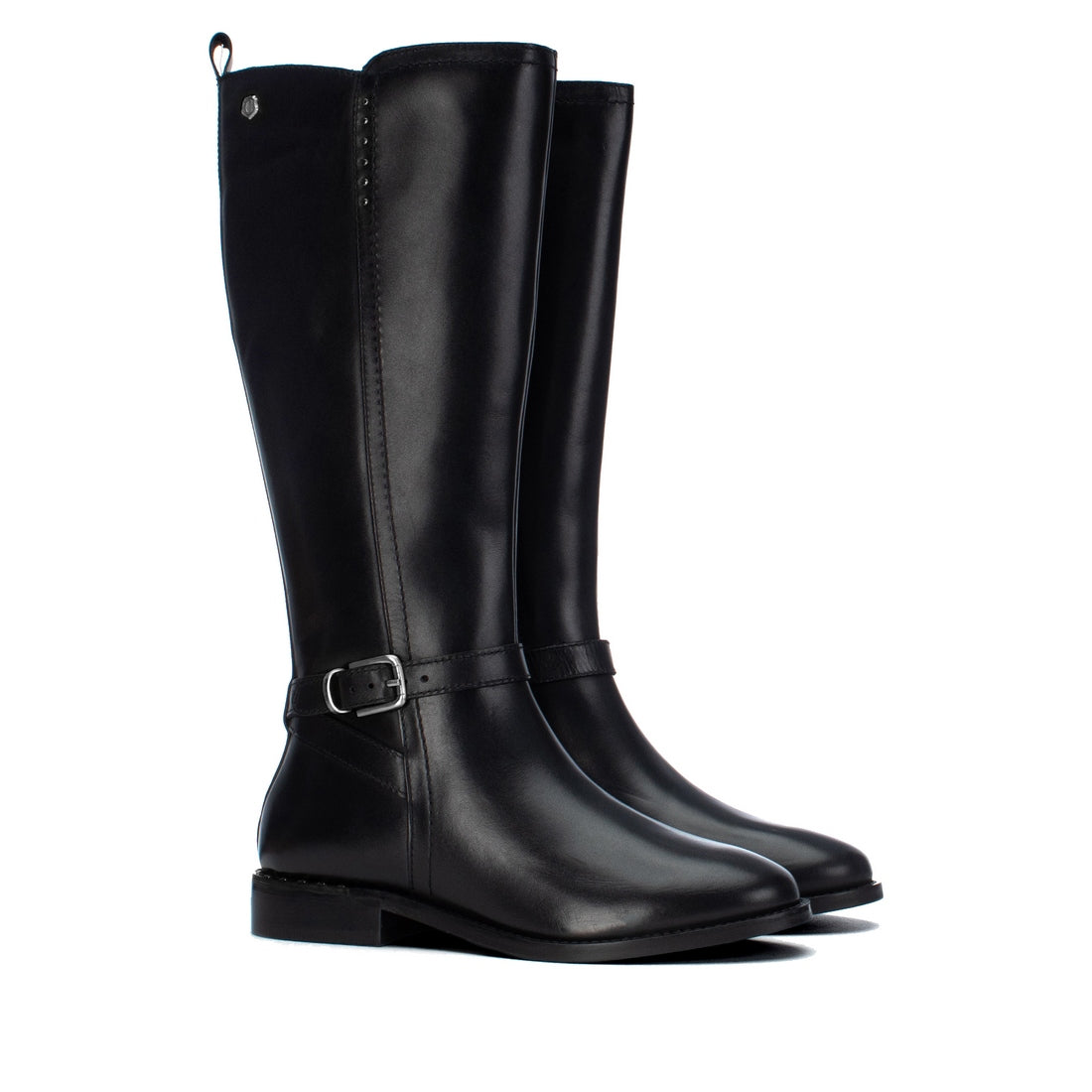 Carmela 16412401 bottes femme noires cuir boucle