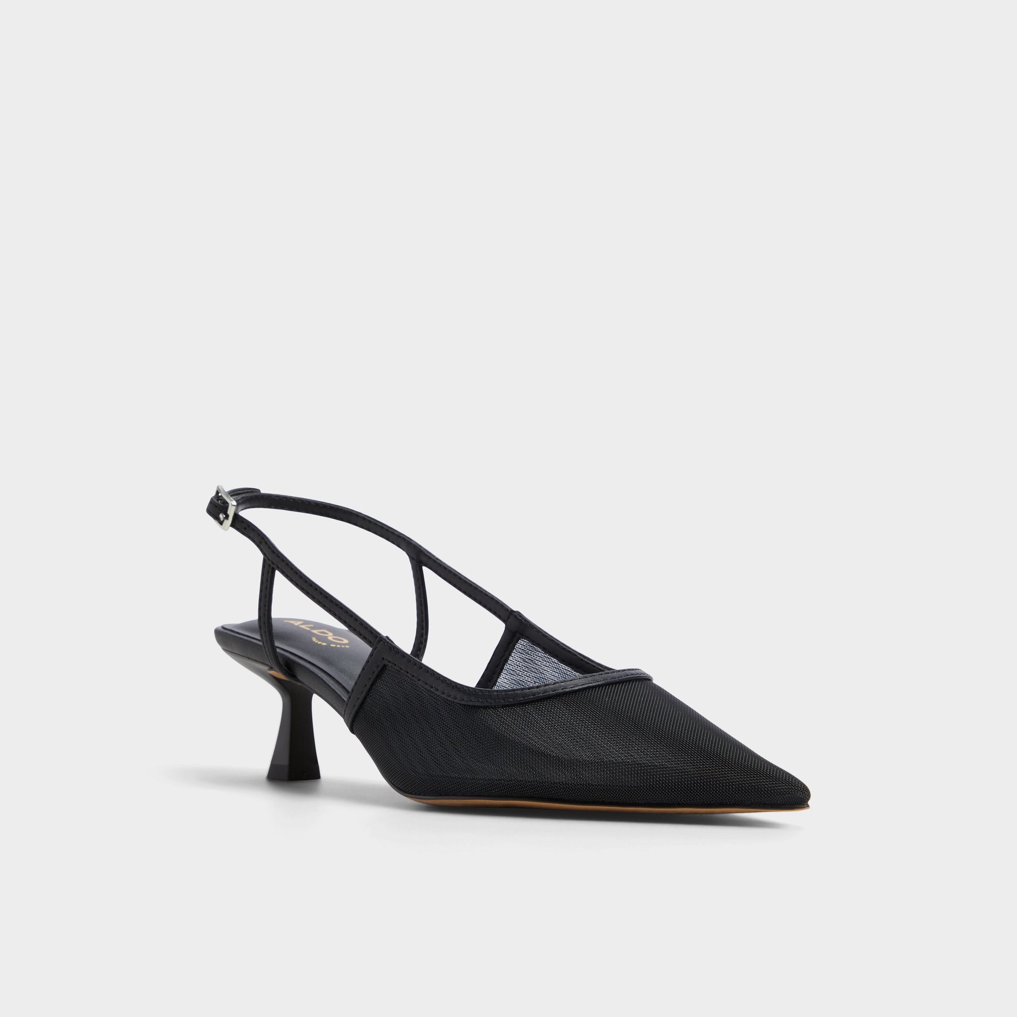 ALDO Maxina sandales noires talon kitten