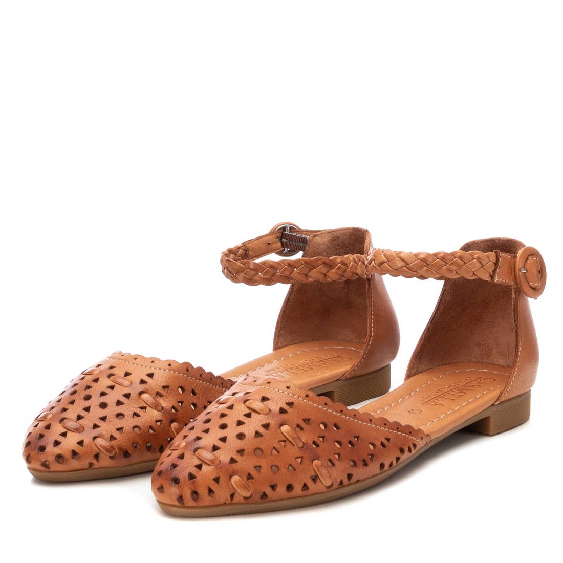 Carmela 16158001 ballerine femme marron cuir