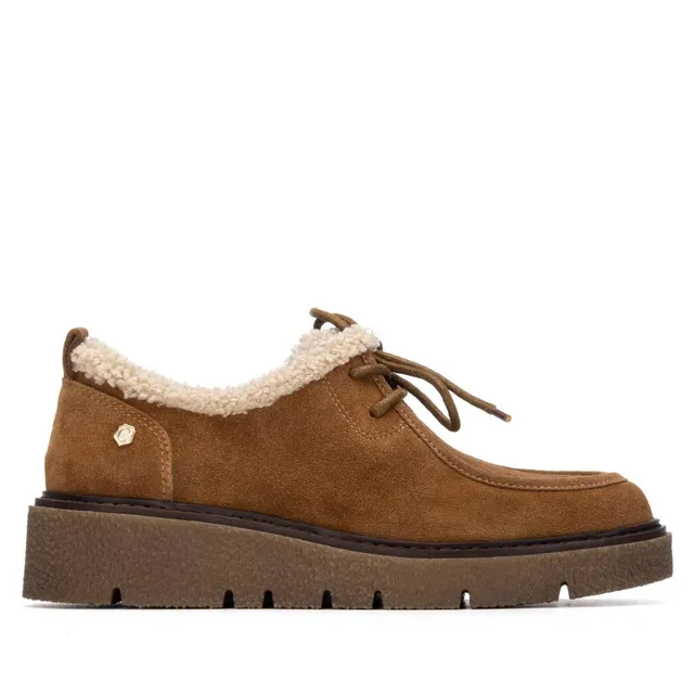 Carmela 162669 16266902 chaussure camel lacets