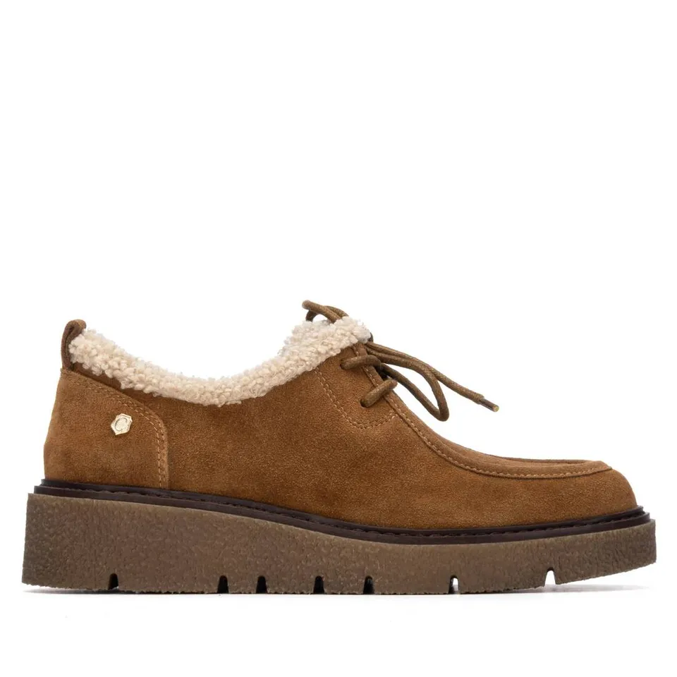 Carmela 162669 16266902 chaussure camel lacets
