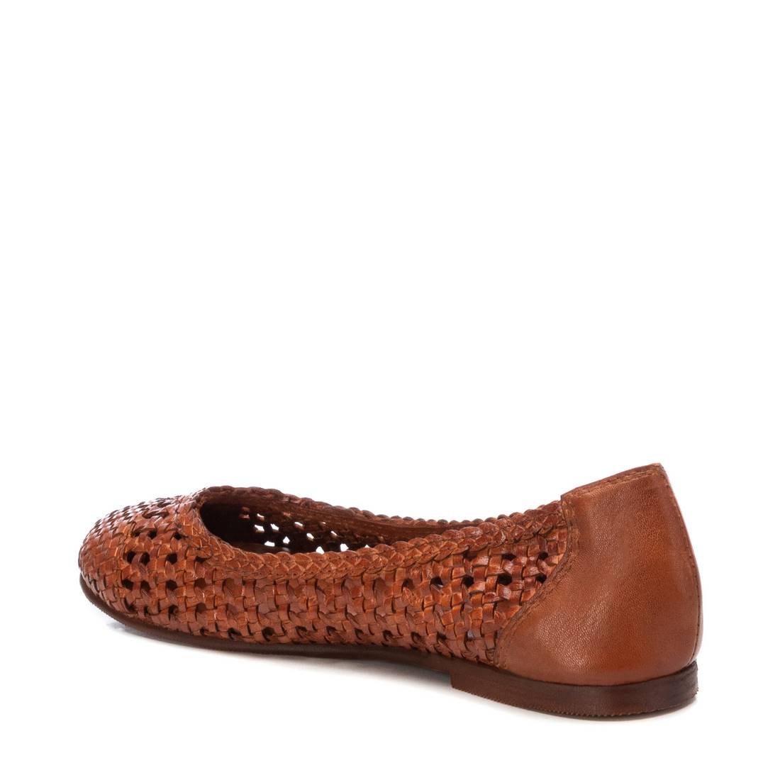 Carmela 16164001 ballerine cuir marron ajouree