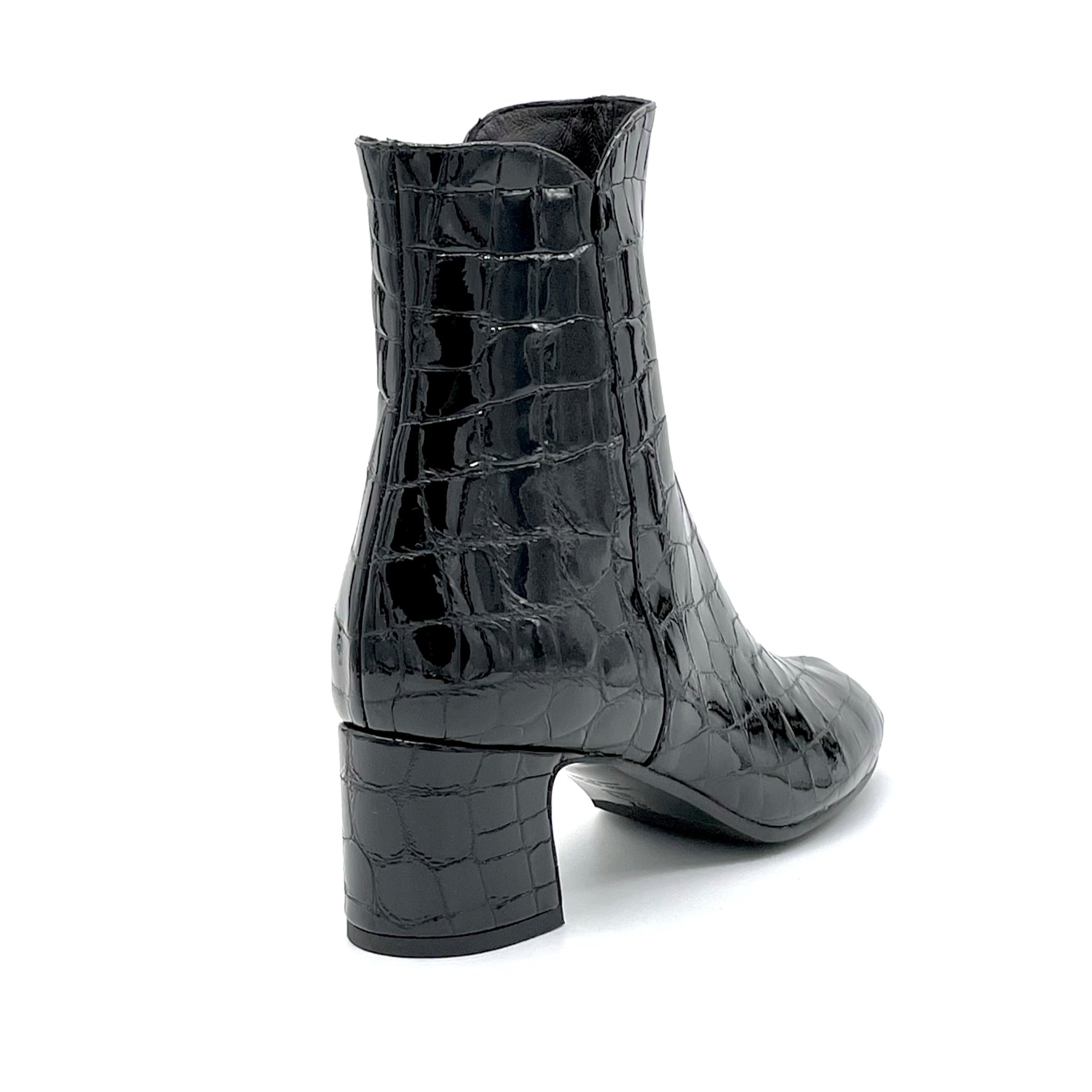 ELATA 52537 bottine vernis noir talon 5,5 cm