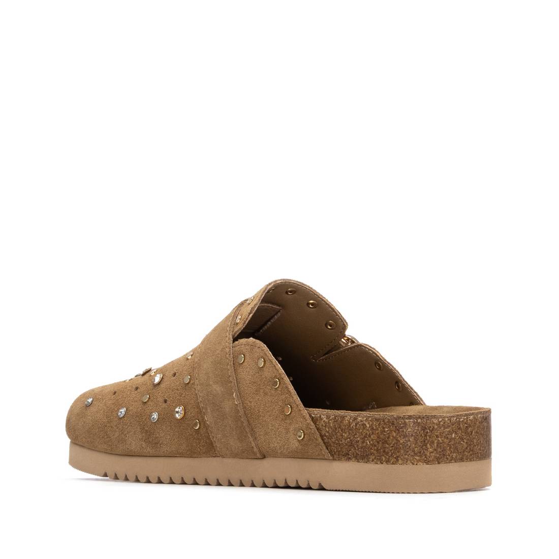 Carmela 16328001 sabot femme camel plat ajouré