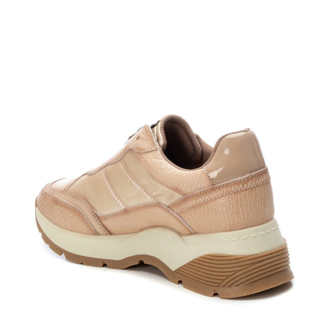Carmela 16116704 basket femme marron cuir nylon zip
