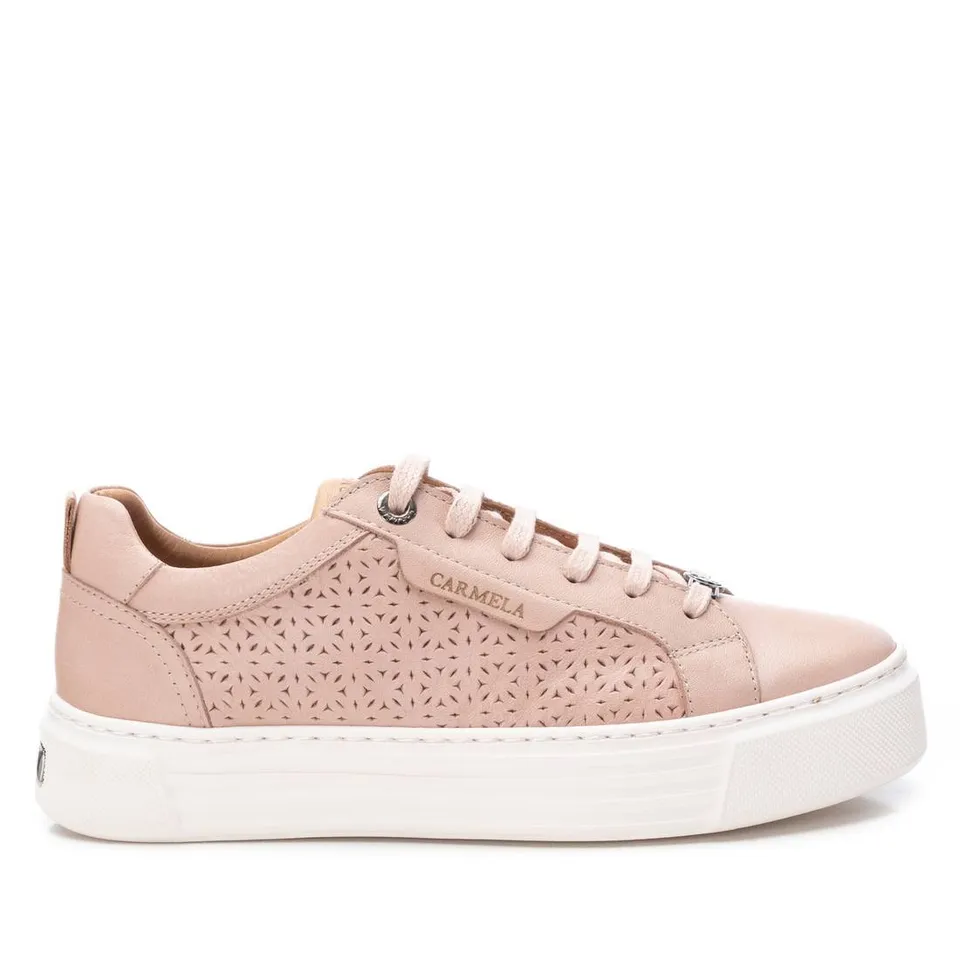 Carmela 16055801 sneakers cuir marron plates