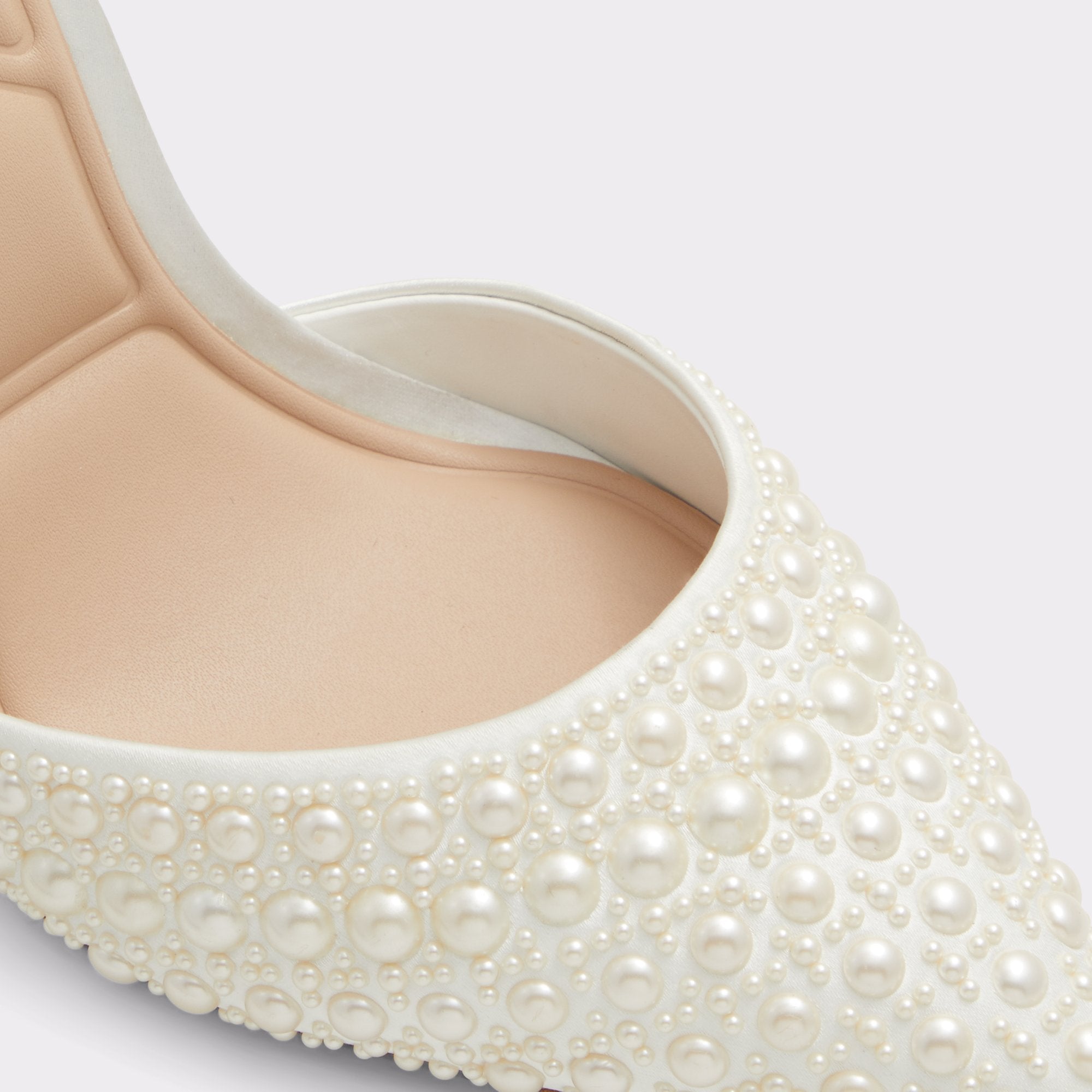 ALDO Derperla escarpins pointus à perles blanches
