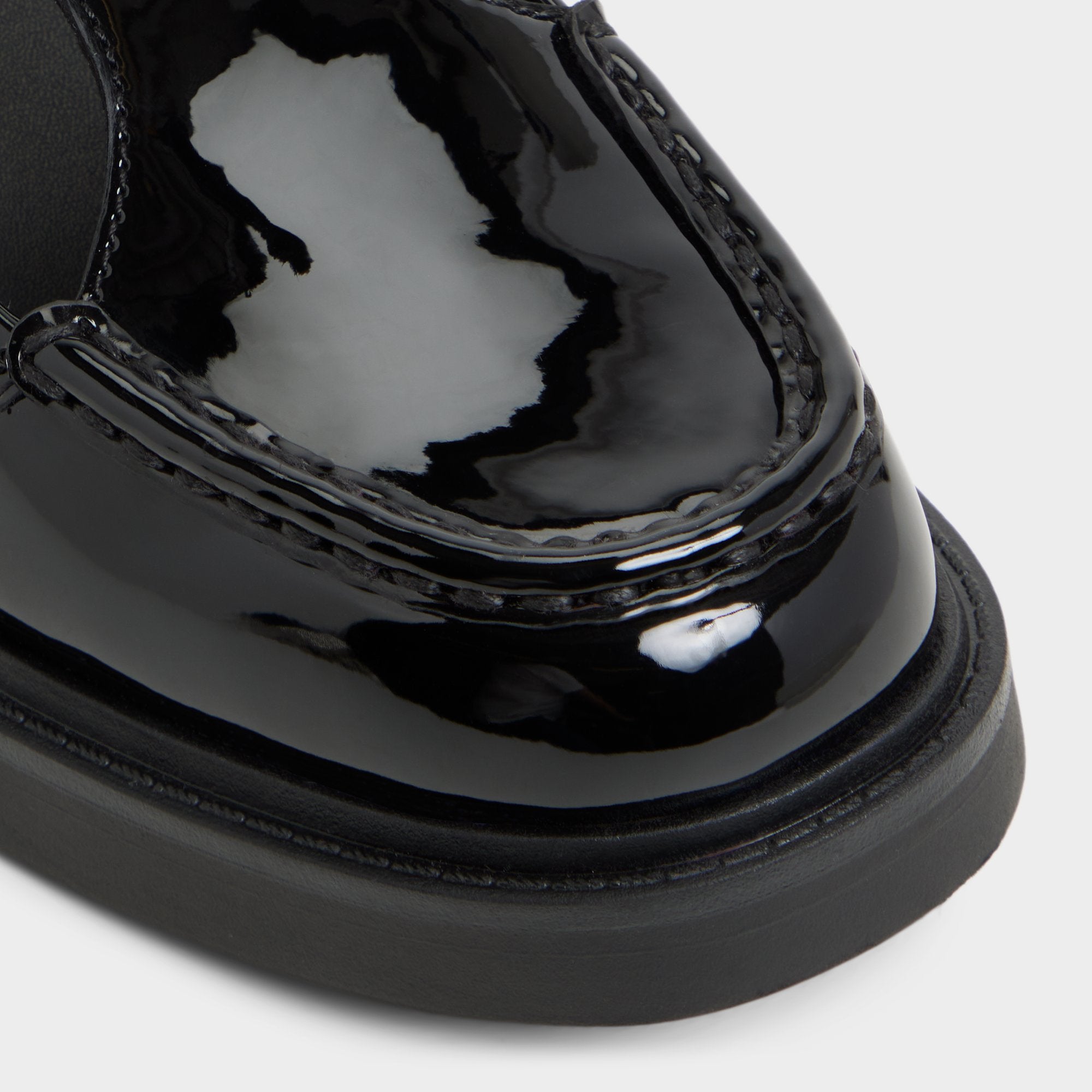 ALDO Antonela mocassins talon bloc vernis