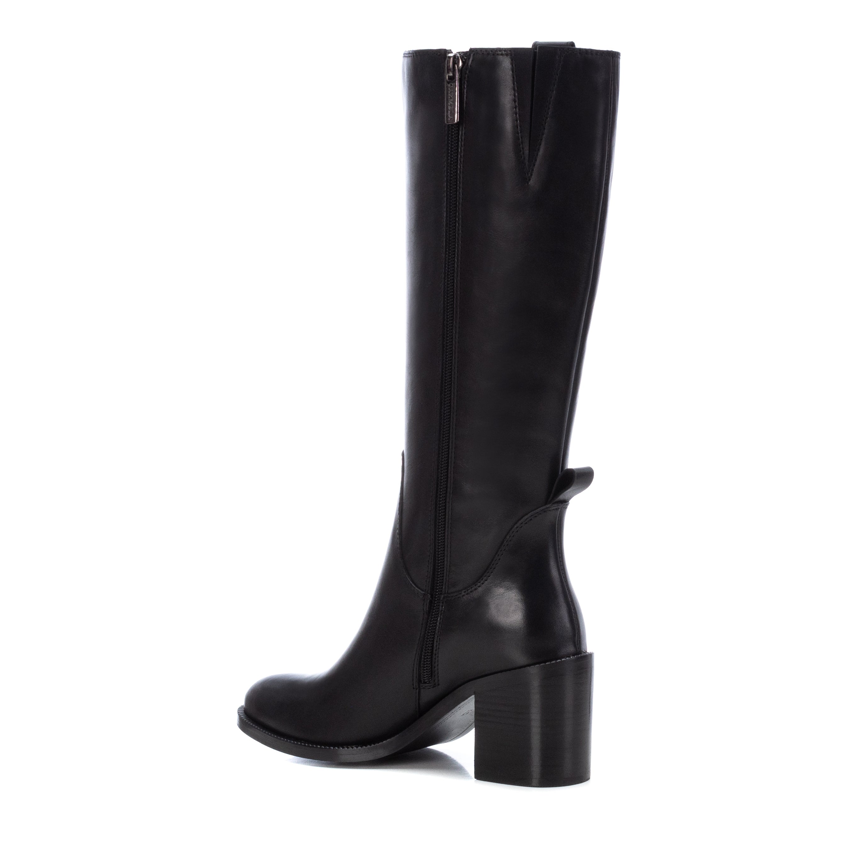 Carmela 16005701 botte noire cuir talon moyen