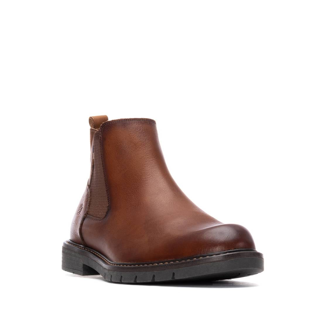 Carmela 16267303 boots homme cuir camel chelsea