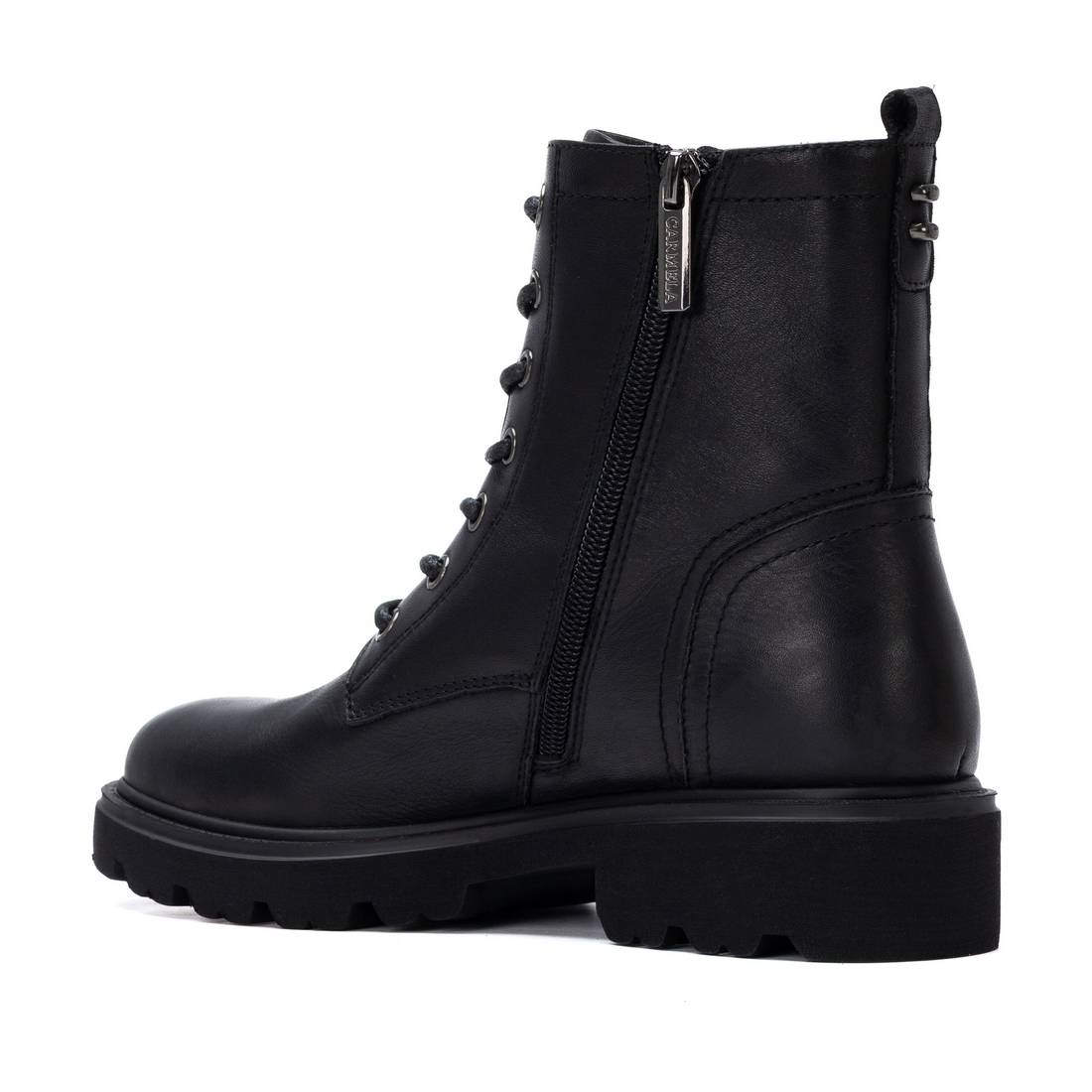 Carmela 16433701 bottines femme noir cuir lacets