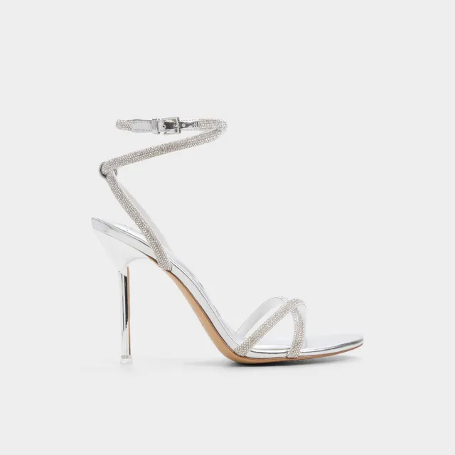 ALDO Manaelden sandales à talon argenté strass