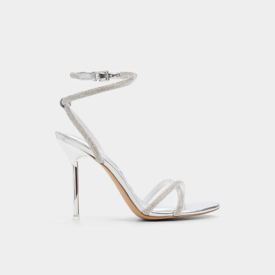 ALDO Manaelden sandales à talon argenté strass