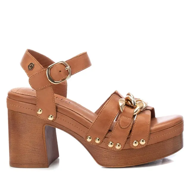 Carmela 16078601 sandale cuir marron talon 10cm