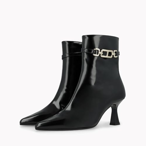 LODI GOMINOLA-P bottines noires cuir femme