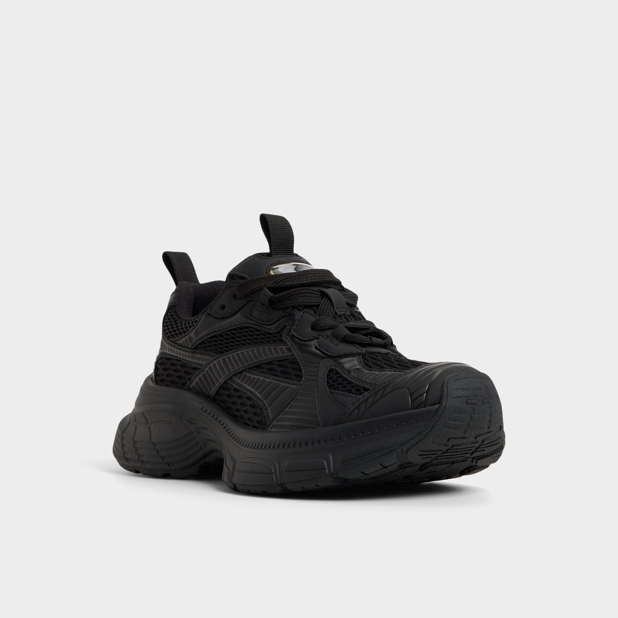 ALDO Powerplay baskets noires maille respirante