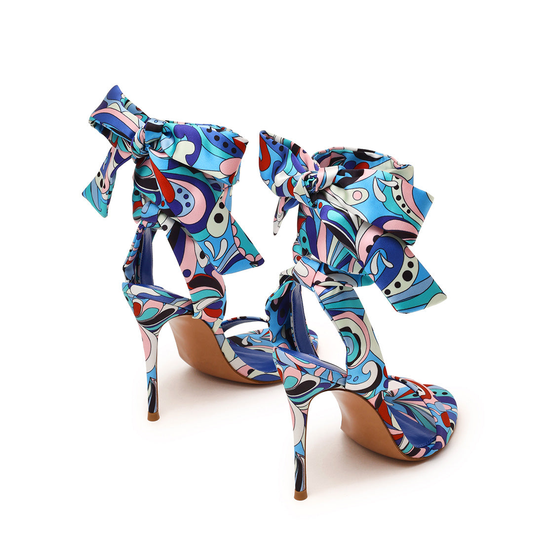 Steve Madden Evren sandale tissu bleu 10 cm