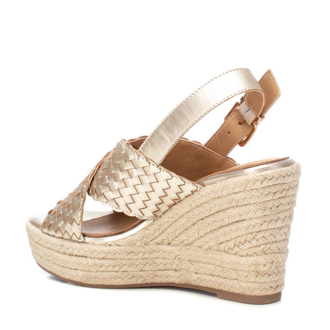 Carmela 16162501 sandales doré compensé 10 cm jute
