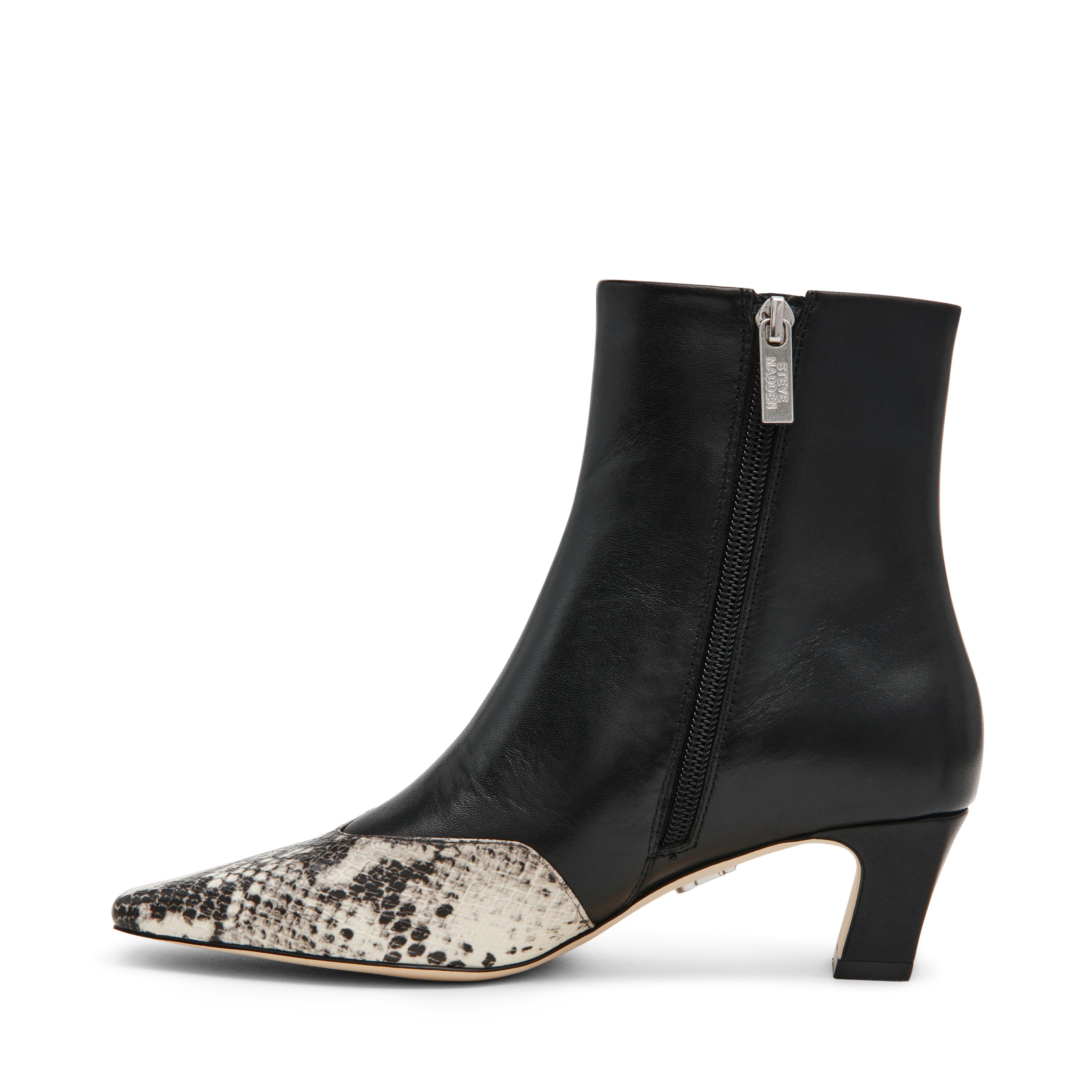 Steve Madden Jamason bottines femme serpent noir 6 cm