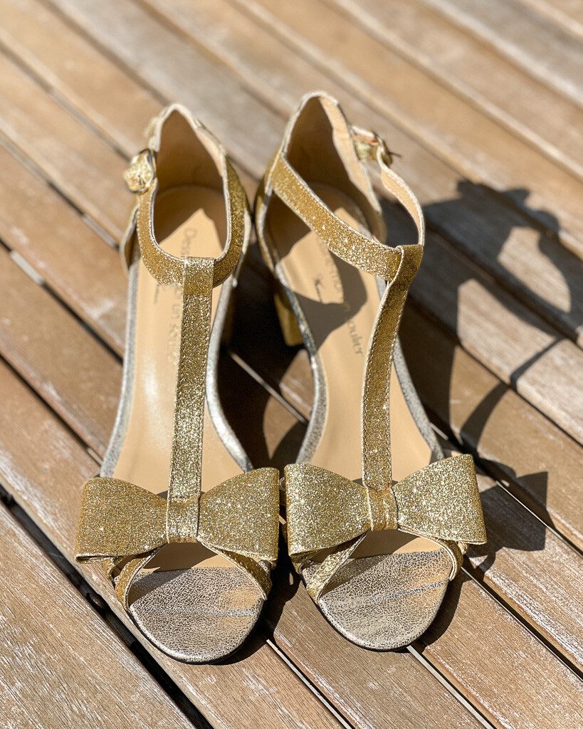 Dessine Moi Un Soulier Chloé sandale dorée 36,5
