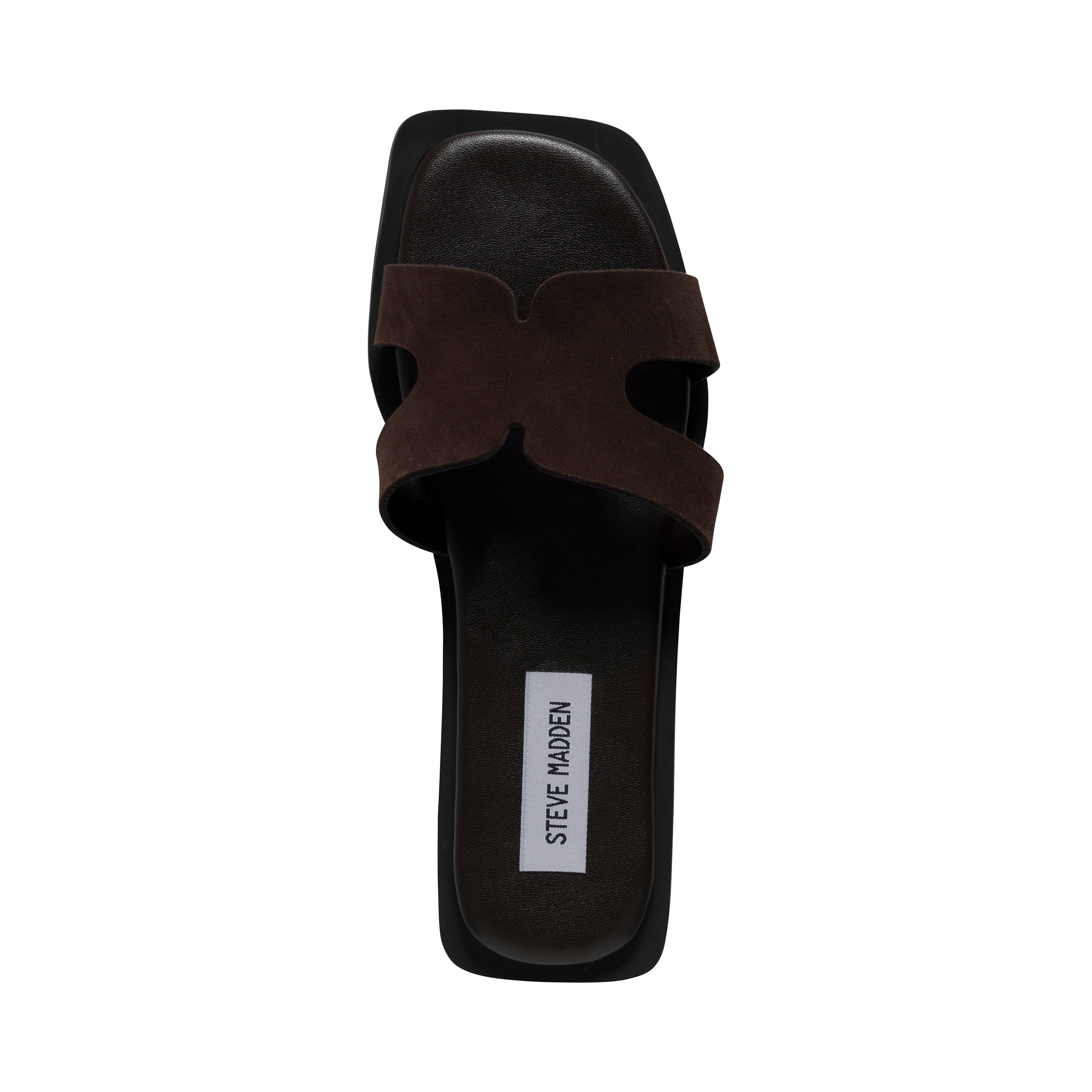 Steve Madden Sofia Slide mules suède marron foncé