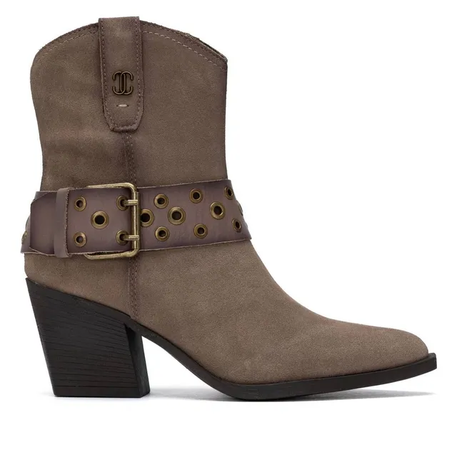 Carmela 16413202 bottine talon marron cuir véritable