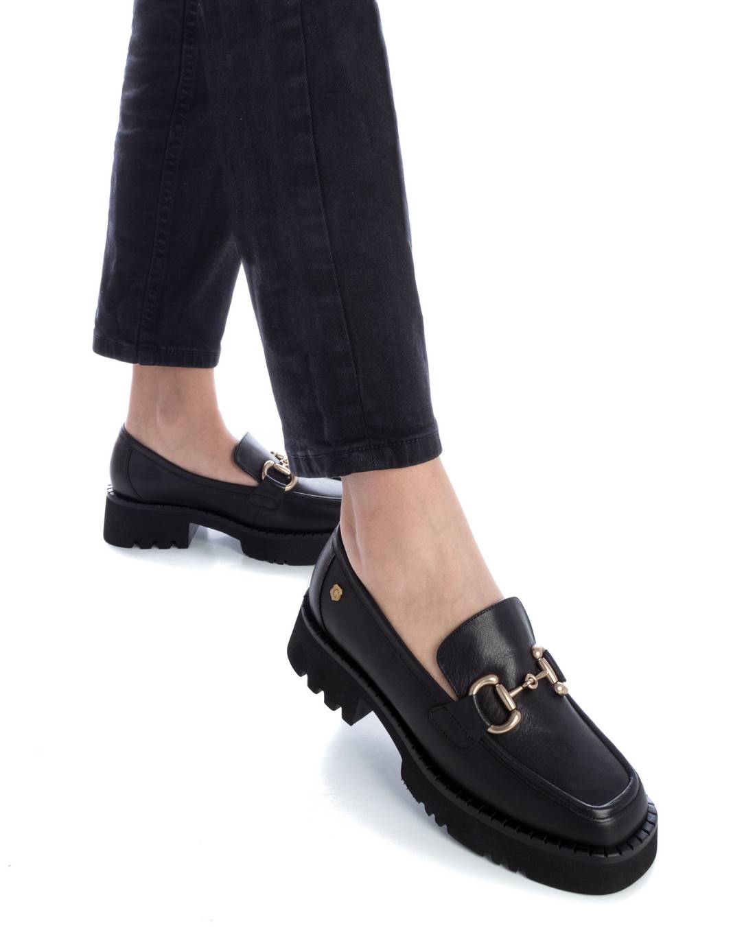 Carmela 16116301 mocassins femme noir cuir