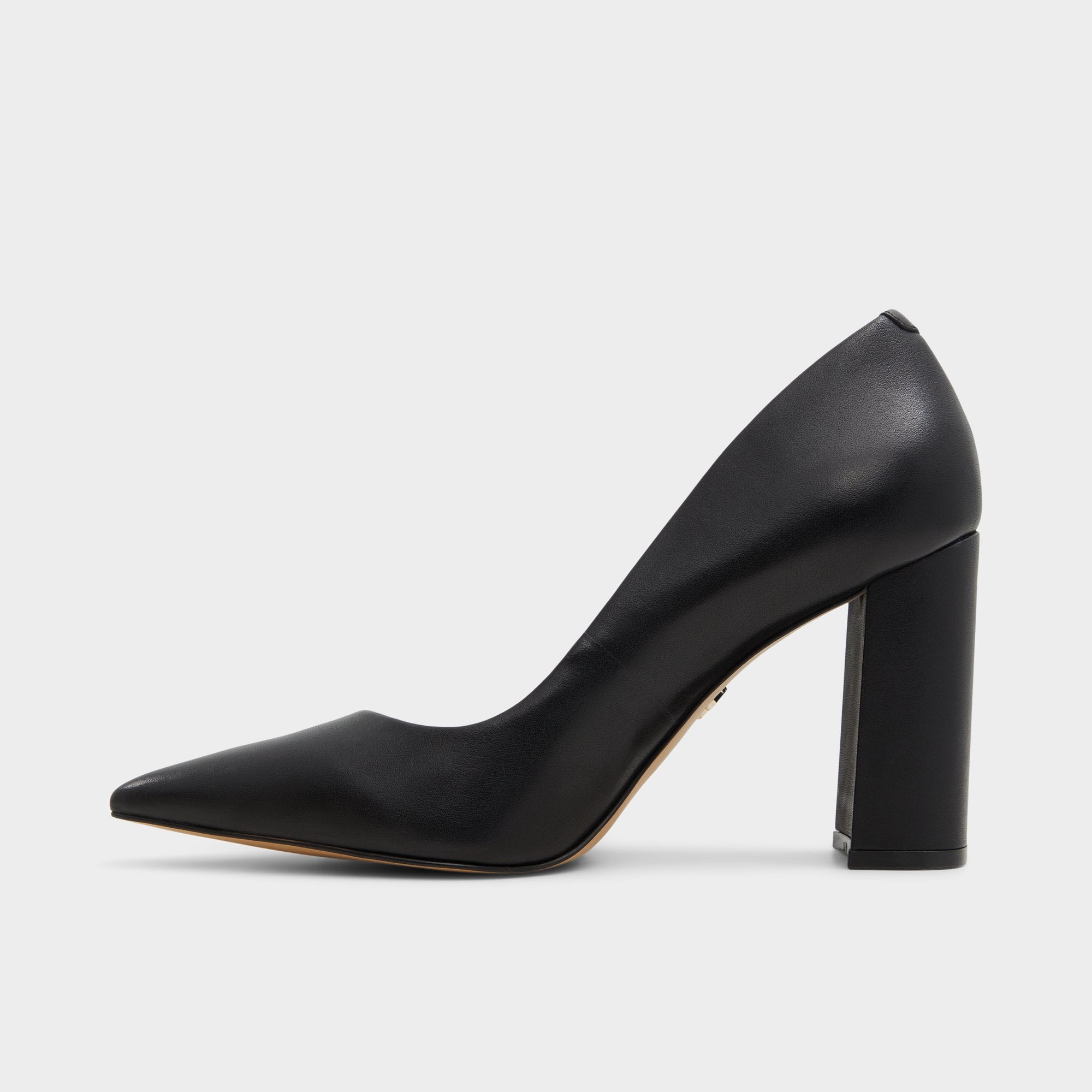 ALDO Javabriryn escarpins cuir noir talon bloc