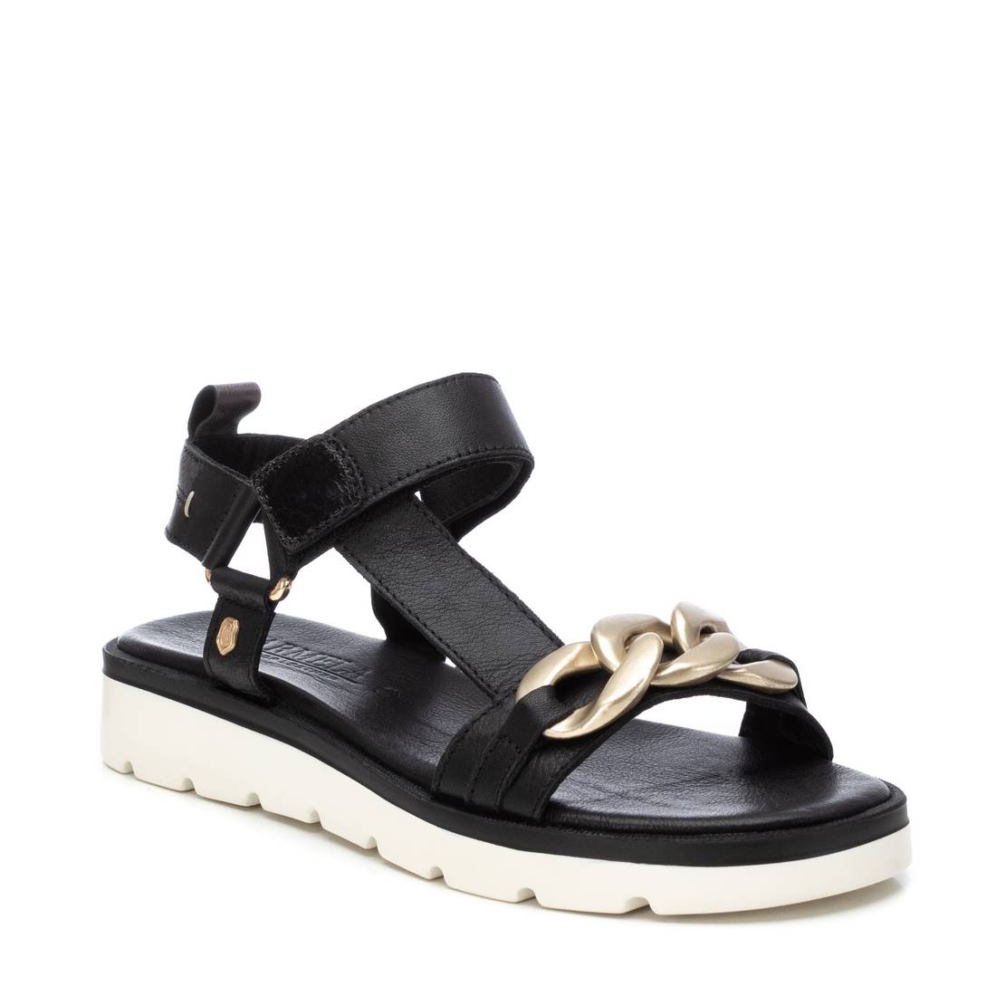 Carmela 16156203 sandale cuir noir bride T