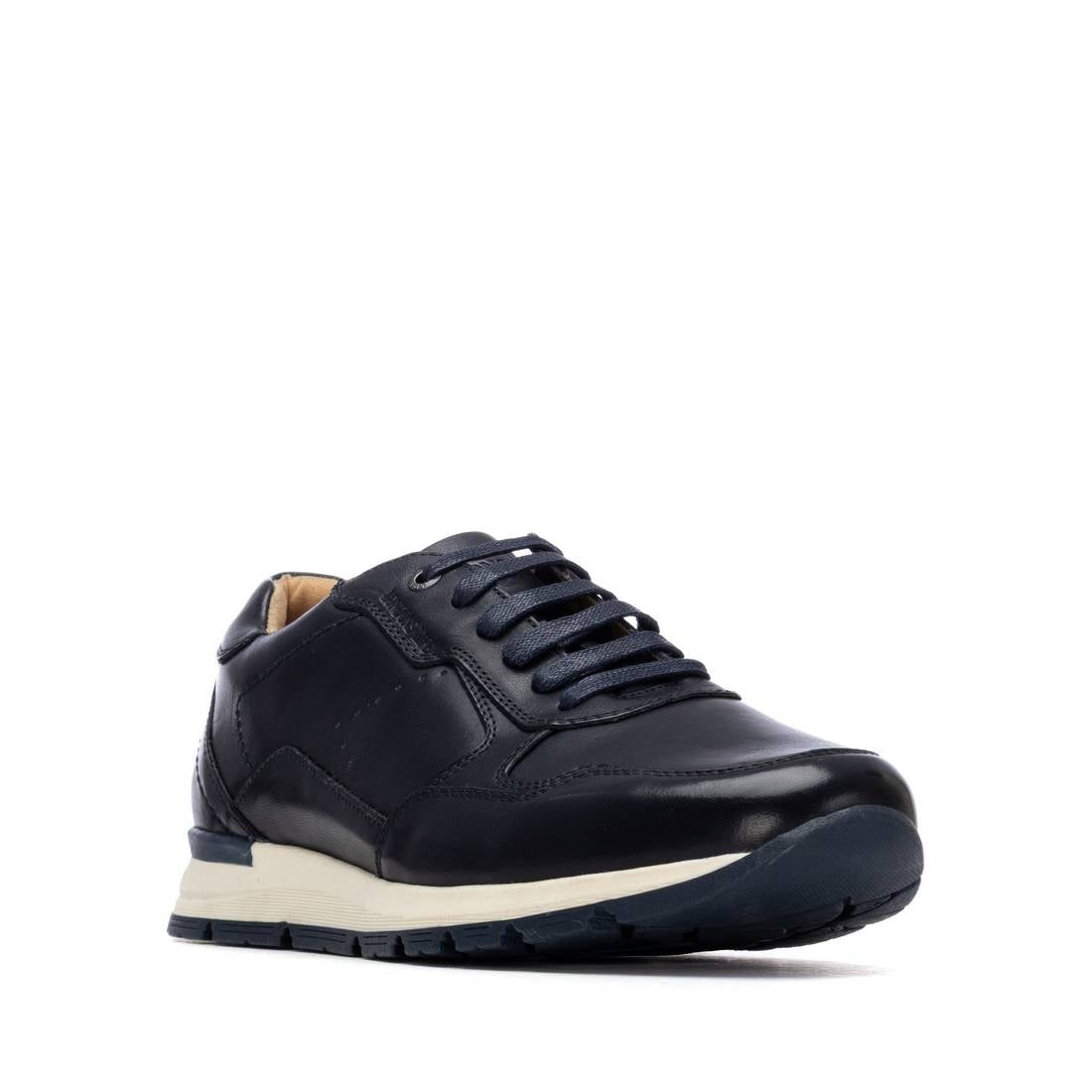 Carmela 16390702 baskets homme bleu marine cuir