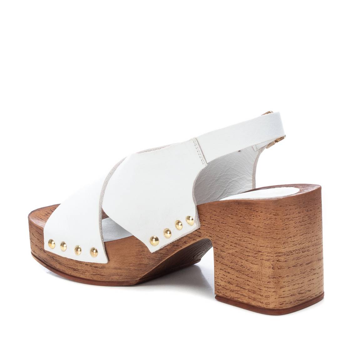 Carmela 16078106 sandale cuir blanche talon 7 cm
