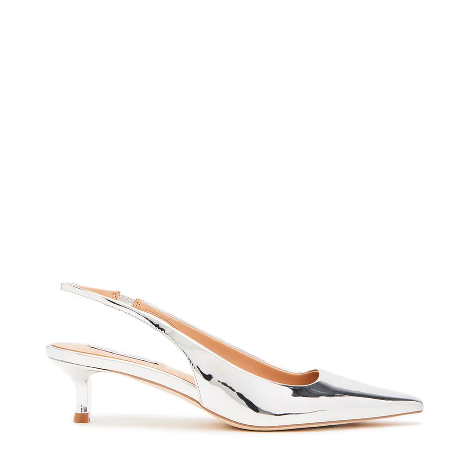 Steve Madden Kari mules argent petit talon 4,5 cm