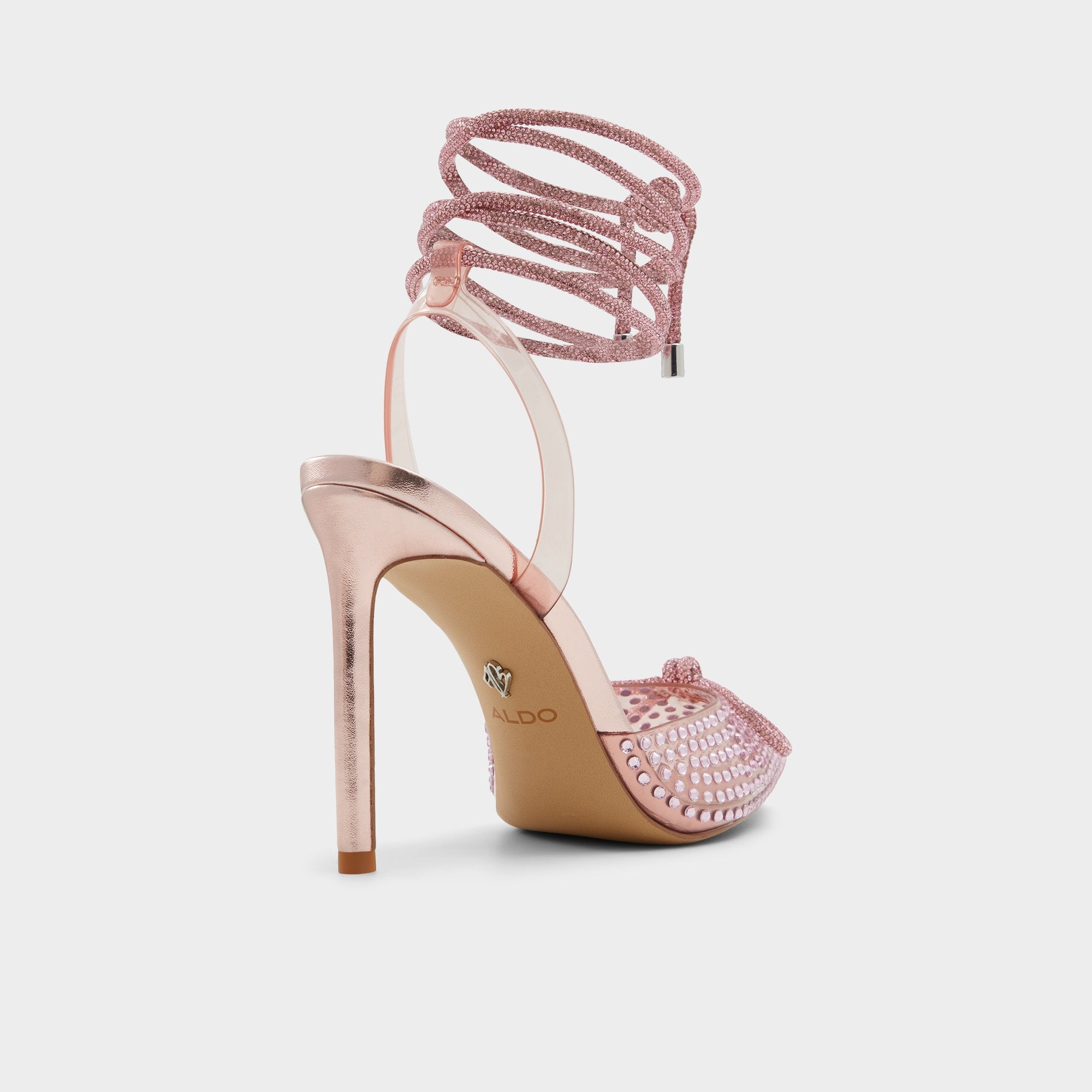 ALDO Tenzin sandales roses strass talon aiguille