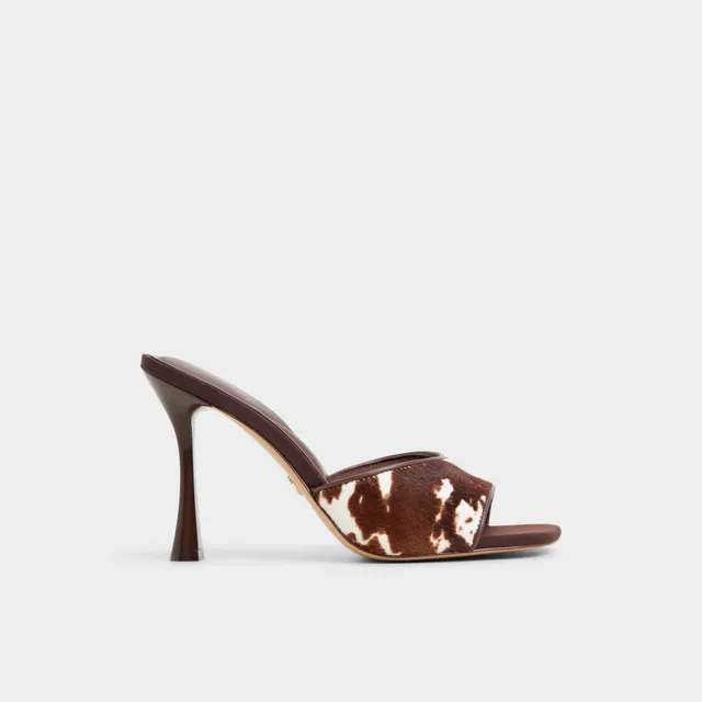 ALDO Evadalia mules cuir imprimé vache