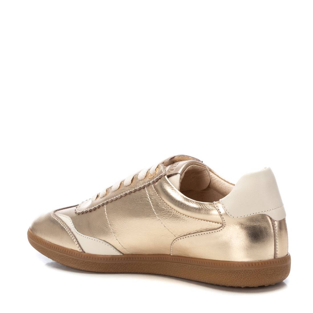 Carmela 16206009 baskets cuir doré lacets