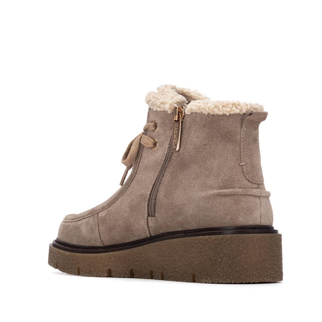 Carmela 16267004 bottines femme marron fourrées