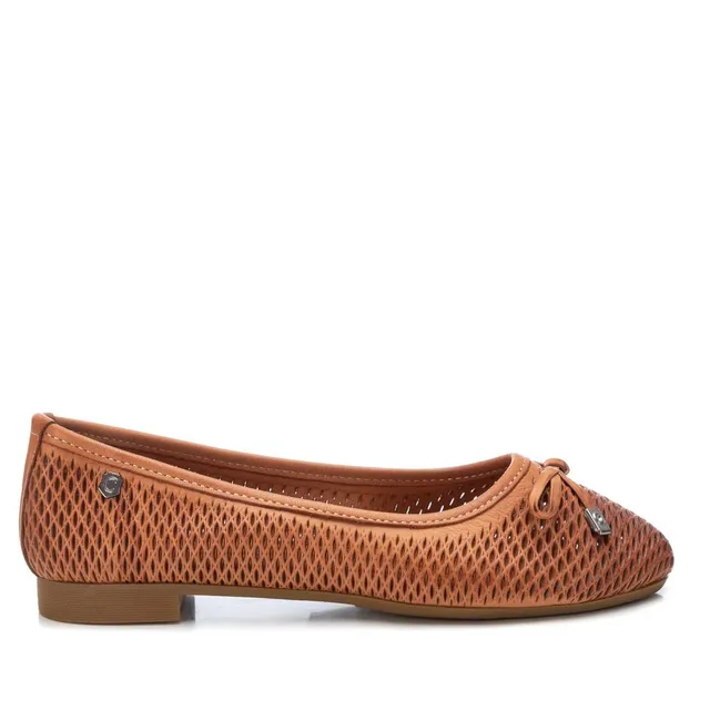 Carmela 16076101 ballerines cuir marron nœud