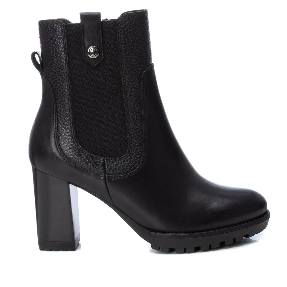 Carmela 16005201 boots chelsea cuir noir talon 9 cm