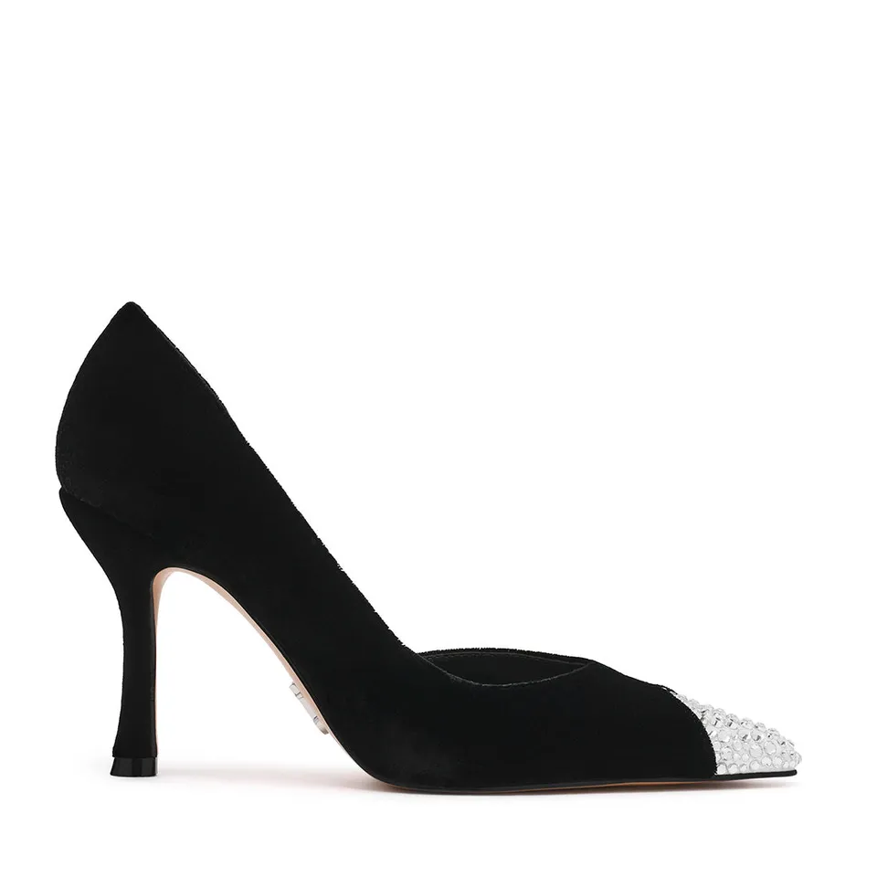 Steve Madden Refuel-R escarpins velours noir 9 cm