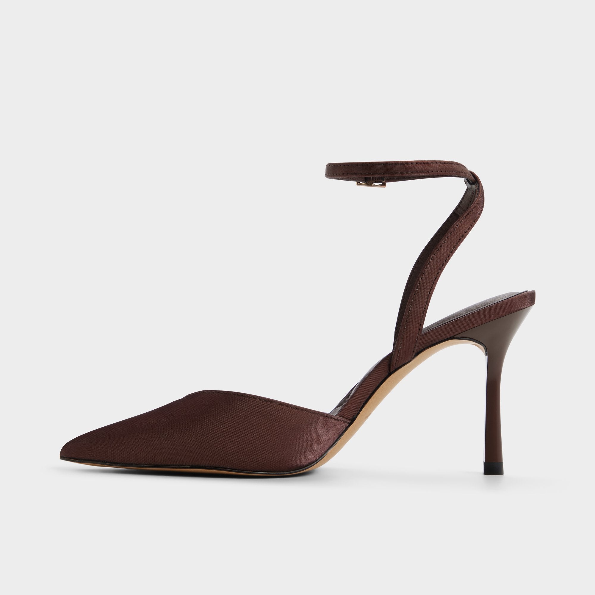 Aldo Carolling escarpins cuir marron chocolat