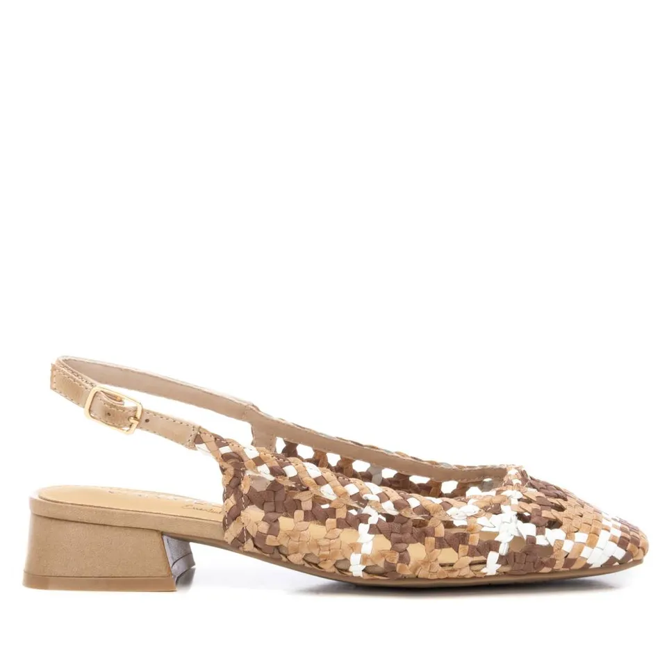 Carmela 16218501 ballerine femme beige bicolore cuir