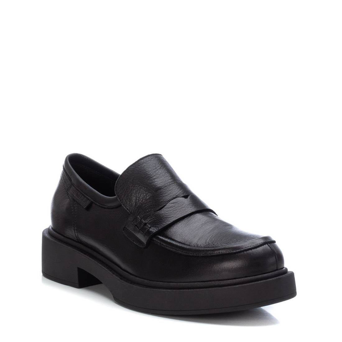 Carmela 16119001 mocassins femme noir cuir plat