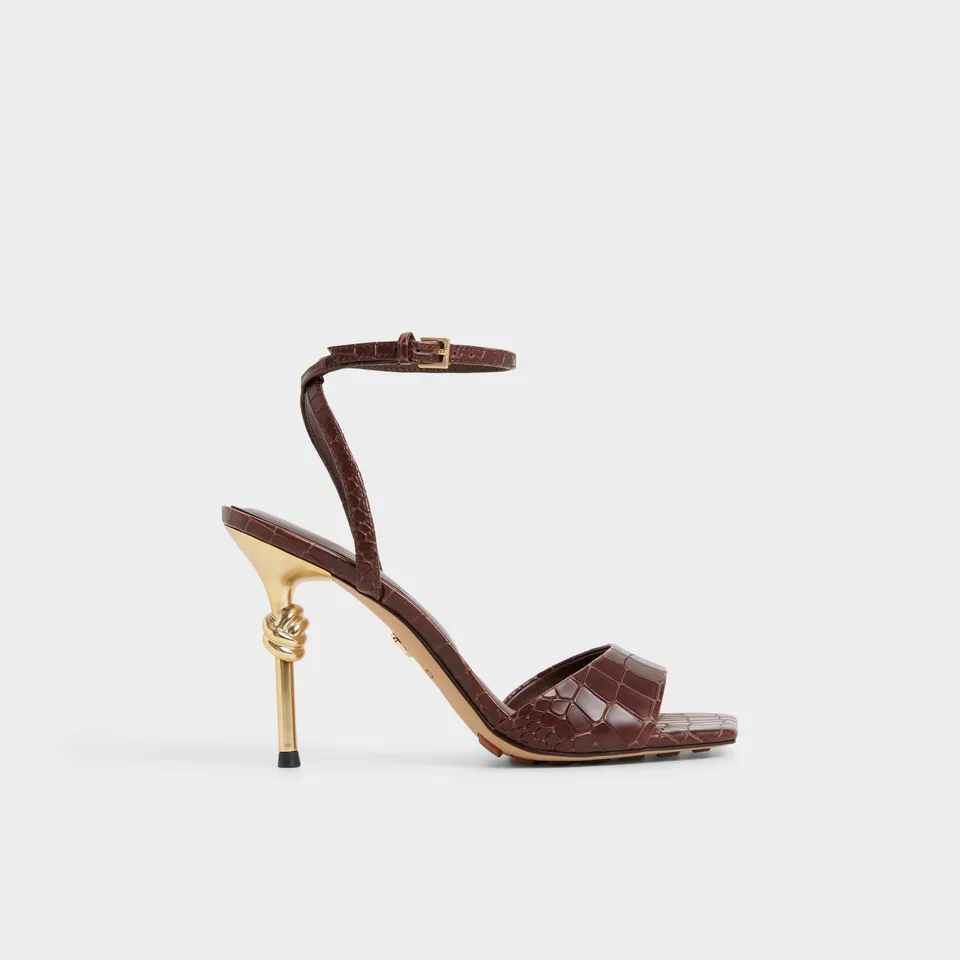 ALDO Harmonious sandales talon aiguille doré