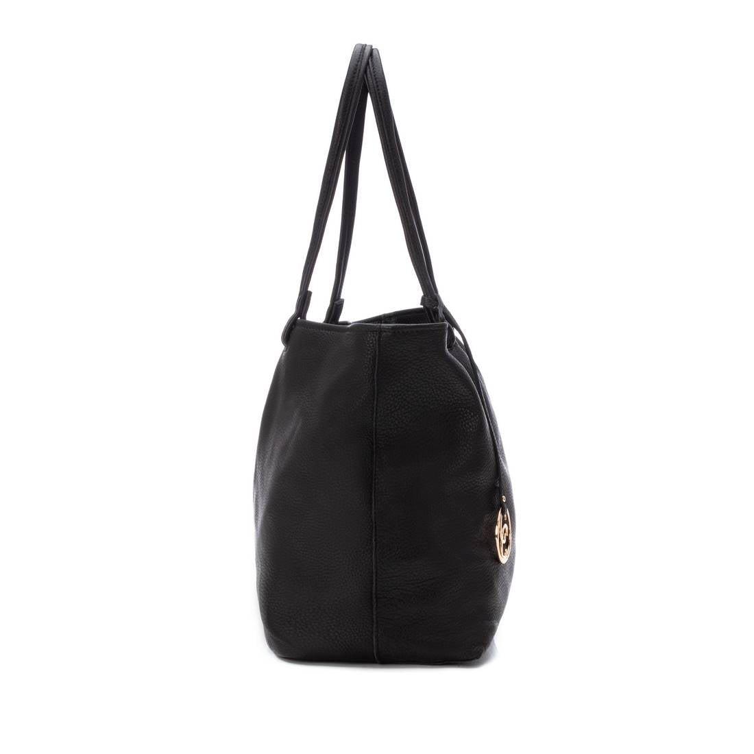 Carmela 18609001 sac cuir noir épaule 28x46 cm